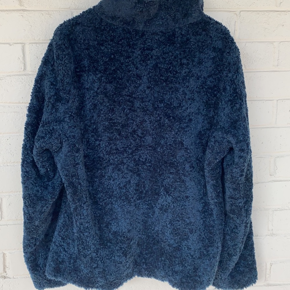 Pendleton Women Fuzzy Full Zip Jacket Teddy Plaid XL - Picture 8 of 10